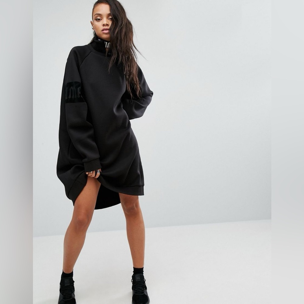 Fenty X Puma By Rihanna Oversized High Neck Sweat Dress